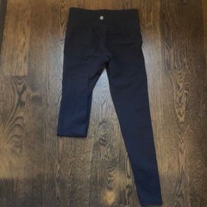 Athleta navy long workout leggings